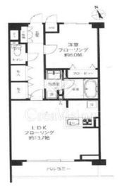 デュオ・スカーラ新大久保 4階 間取り図