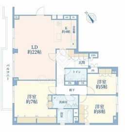 イースタンホームズ猿楽 3階 間取り図