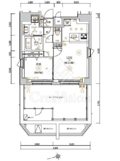 リルシア上野 10階 間取り図