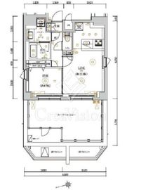 リルシア上野 10階 間取り図