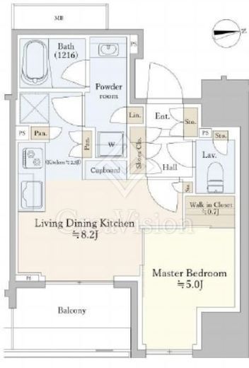 パークホームズ浅草橋 2階 間取り図