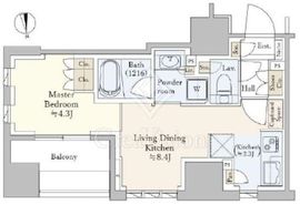 パークホームズ浅草橋 7階 間取り図