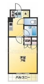 スペーシア川崎Ⅲ 5階 間取り図