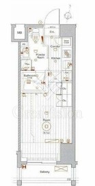 メイクスデザイン住吉アジールコート 3階 間取り図