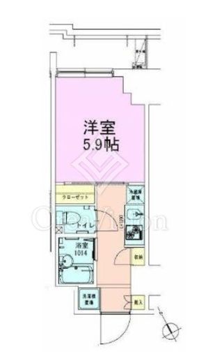 門前仲町レジデンス壱番館 304 間取り図