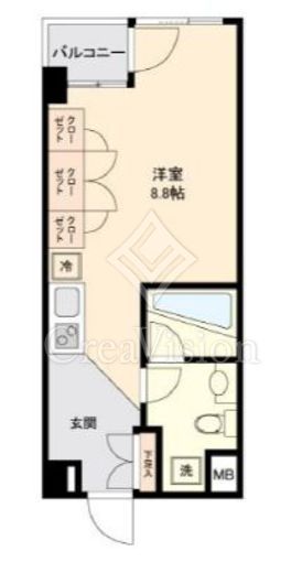 パークフラッツ永福町 307 間取り図
