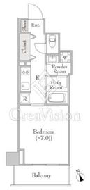 ルミーク門前仲町 703 間取り図