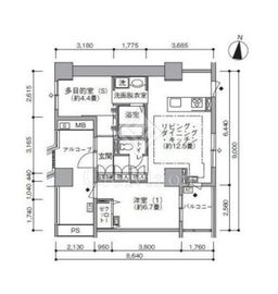 東雲キャナルコートCODAN 19-409 間取り図