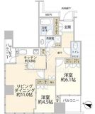 横浜ポートサイドプレイス タワーレジデンス 12階 間取り図