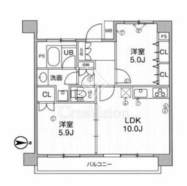 HF大森町レジデンス 103 間取り図