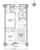 コンフォリア・リヴ文京護国寺 508 間取り図