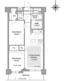 コンフォリア・リヴ文京護国寺 508 間取り図