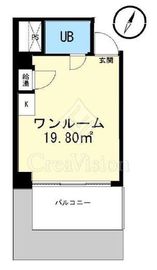 ロジマン西麻布 5階 間取り図