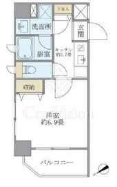 クロスポイント赤羽 504 間取り図