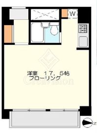 永谷ヒルプラザ六本木 9階 間取り図