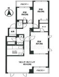P's Azabu East 501 間取り図