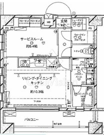 ステージグランデ錦糸町 6階 間取り図