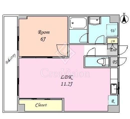 PAL中野ビル 4階 間取り図