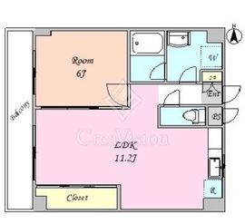 PAL中野ビル 4階 間取り図