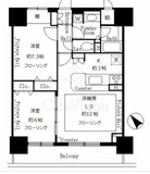 サンクレール荒川ブランガーデン 1703 間取り図