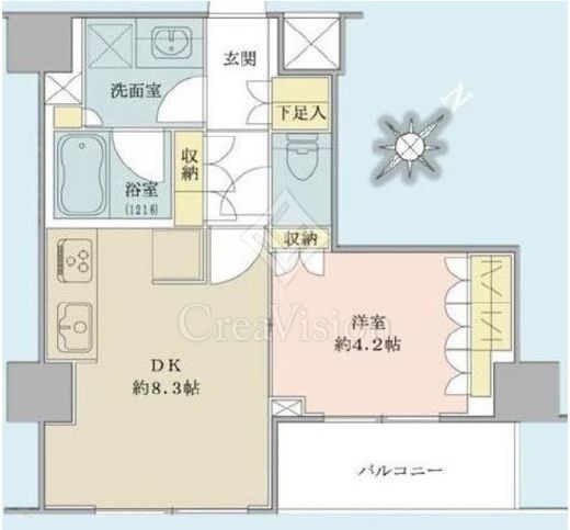 ブリリア日本橋茅場町 3階 間取り図