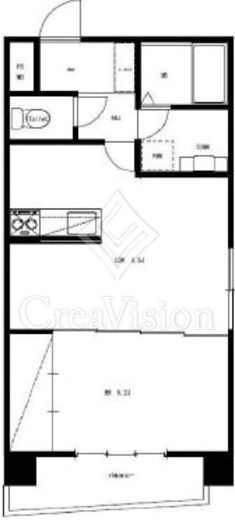 富士見フラワーハイホーム 3階 間取り図