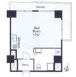 松涛パークハウス 6階 間取り図