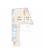 エスセナーリオ本郷三丁目 301 間取り図