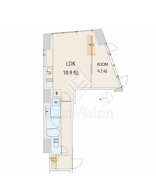 エスセナーリオ本郷三丁目 301 間取り図