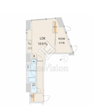 エスセナーリオ本郷三丁目 401 間取り図