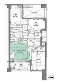 クレッセント多摩川2 5階 間取り図