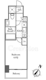 プレミアステージ笹塚 803 間取り図