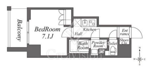 ZOOM池袋West 1103 間取り図