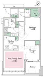 シティタワー武蔵小山 17階 間取り図