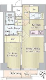 グロリアス西荻窪 302 間取り図