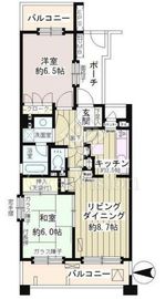 大森パークホームズベイサイドコート 3階 間取り図