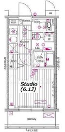 ガーラ・プレシャス川崎 8階 間取り図