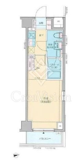 ロアール元住吉 201 間取り図