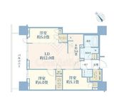 プラウドタワー相模大野クロス 39階 間取り図