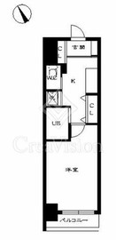 スカイコート秋葉原 5階 間取り図