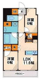サンクレイドル浅草Ⅲ 12階 間取り図