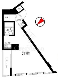 ジェイパーク恵比寿 5階 間取り図