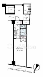 ステージファースト神田 3階 間取り図