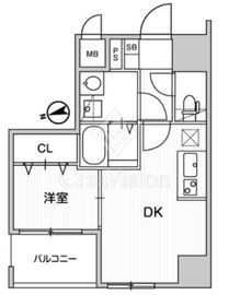 Weave Base OMORI 601 間取り図