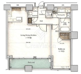 広尾ガーデンフォレスト 5階 間取り図