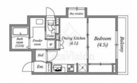ステーションフロント都立大学 1001 間取り図