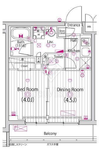 ガーラ練馬グランドステージ 1階 間取り図