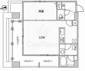 Weave Base OMORI 503 間取り図