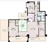 南烏山パーク・ホームズ 7階 間取り図