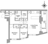 コンフォリア・リヴ永福町 210 間取り図